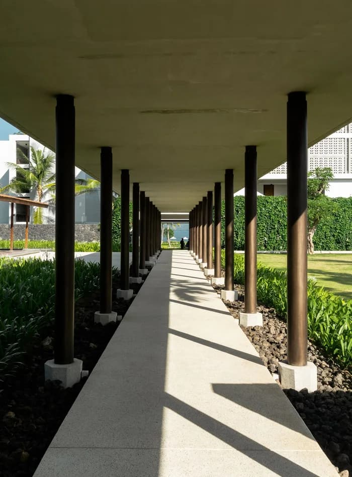 A private garden pathway
